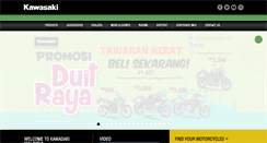 Desktop Screenshot of kawasaki.com.my
