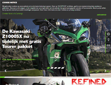 Tablet Screenshot of kawasaki.nl