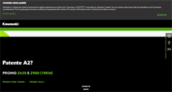 Desktop Screenshot of kawasaki.it