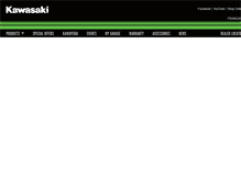 Tablet Screenshot of kawasaki.ca