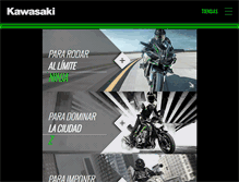 Tablet Screenshot of kawasaki.com.co