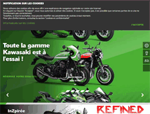 Tablet Screenshot of kawasaki.fr